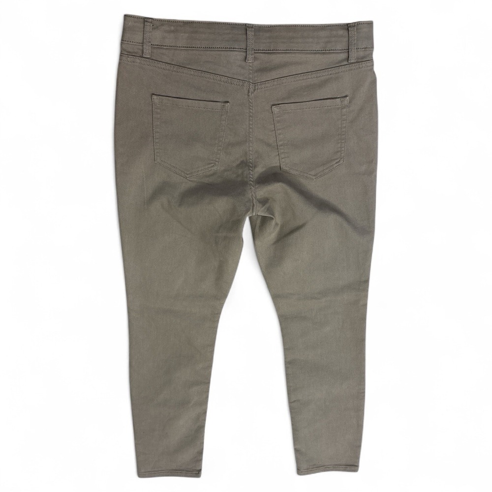 Liz Claiborne Jeans Womens Sara Slim Leg Mid Rise Pants, Taupe, Women's Size 10 - Picture 3 of 8